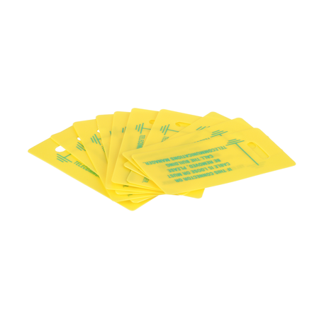 Panduit Rack Grounding Yellow Tag Kit, 10 tags & LTYK